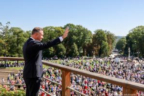 [VIDEO] Prezydent RP na Dożynkach Jasnogórskich