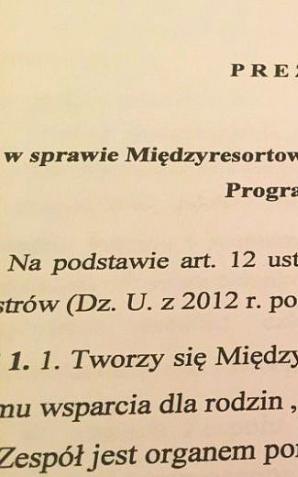 Rozpoczął pracę Międzyresortowy Zespół do spraw opracowania projektu Rządowego Programu wsparcia dla rodzin „Za życiem”